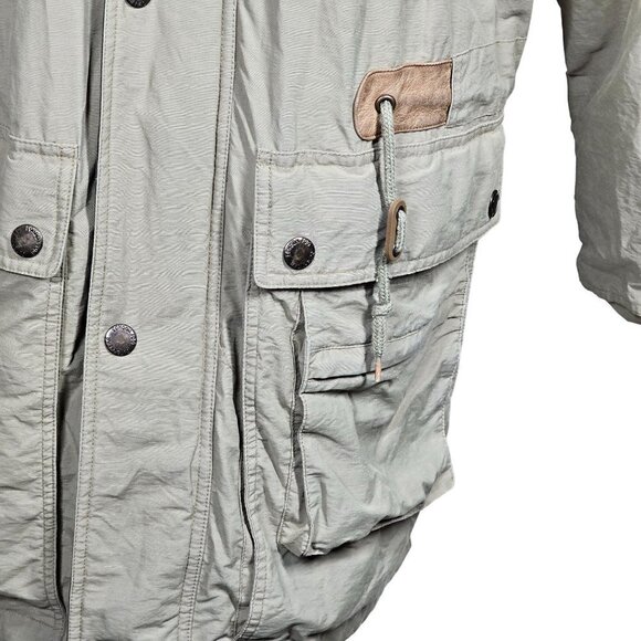 London Fog 3-in-1 Puffer Coat Waterproof Removable Hood Winter Beige XL/XXL - Picture 4 of 16